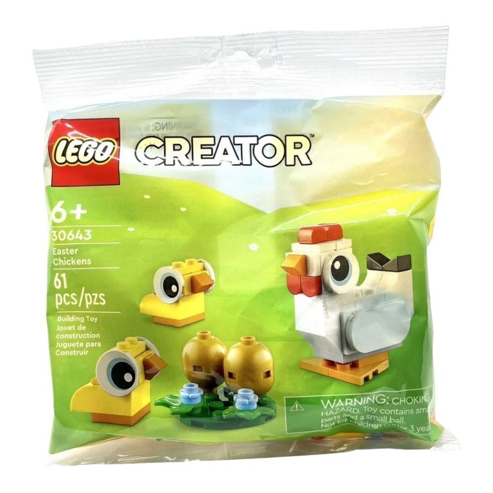 Lego Creator 30643 Spring Easter Chicken Chicks Polybag Set NEW & SEALED - 2023 - Picture 4 of 10